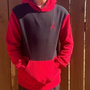 Red and Black Youth Jordan Hoodie